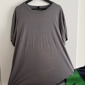 Gray Oversized T-Shirt